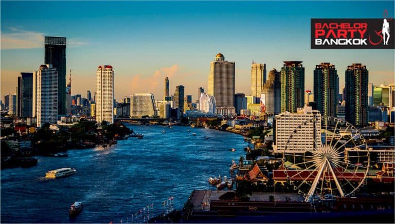 Chao Phraya river boat party