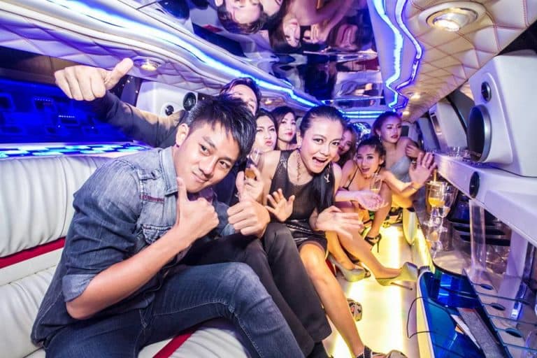 Bachelor Party Stretch Limo Bangkok