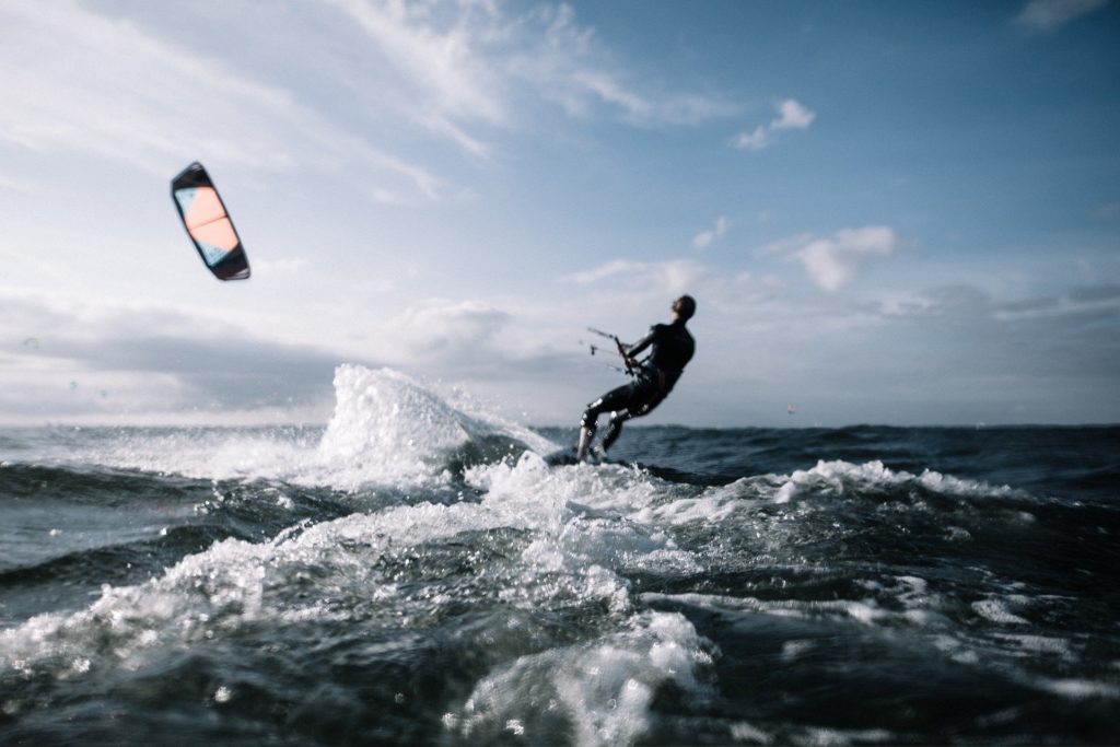 kitesurfing