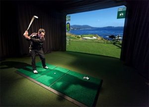 golf simulator buck party