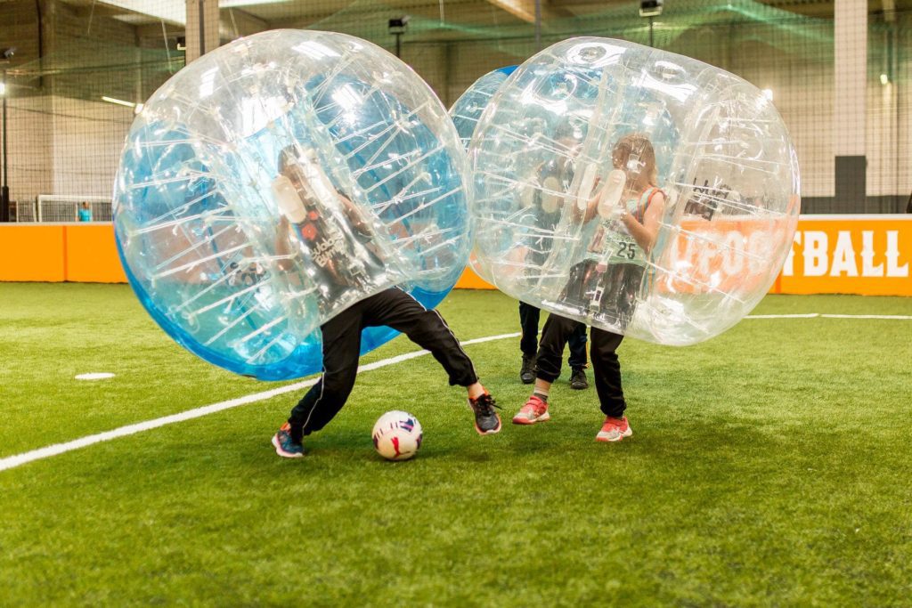 bubble football